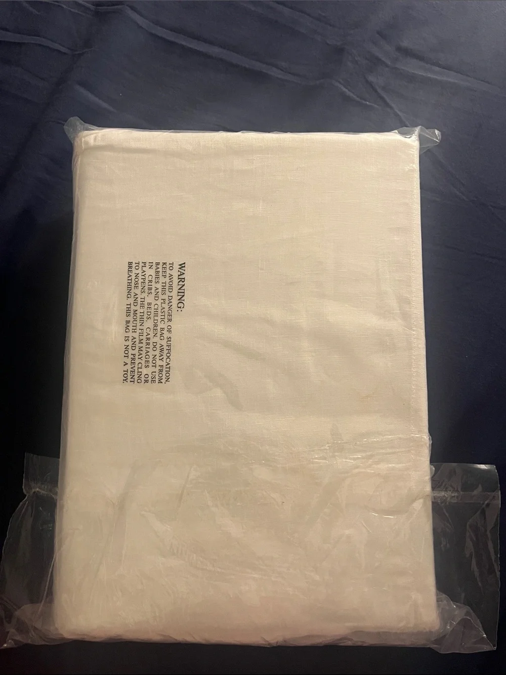 Cozy Earth Linen Duvet Cover White Full / Queen Brand New in Plastic Never Used